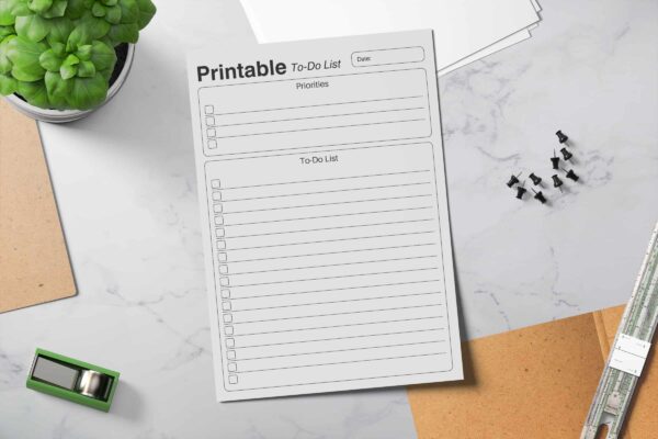 Printable To Do List Feature Image 8 To do list printable planner pdf - image 9