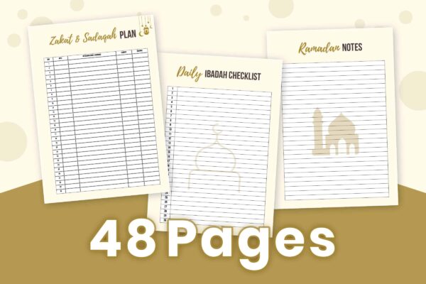 Productive Ramadan Planner 2 Ramadan printable planner - image 2