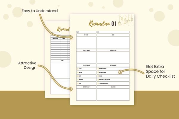 Productive Ramadan Planner 7 Ramadan printable planner - image 7