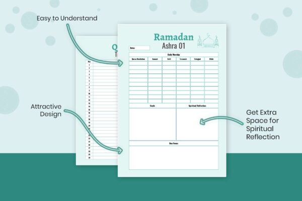 Ramadan Planner Bundle 7 Ramadan printable planner