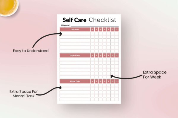 Self Care Checklist Feature Image 8 3 Free self care printables - image 8