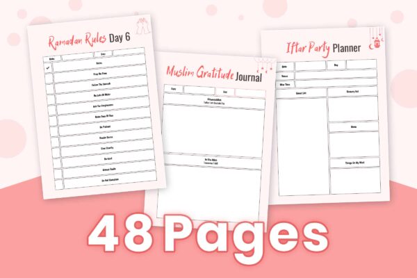 Ultimate Ramadan Planner 2 Ramadan printable planner - image 3