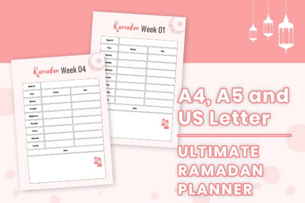 Ultimate Ramadan Planner 6 Ramadan printable planner - image 7