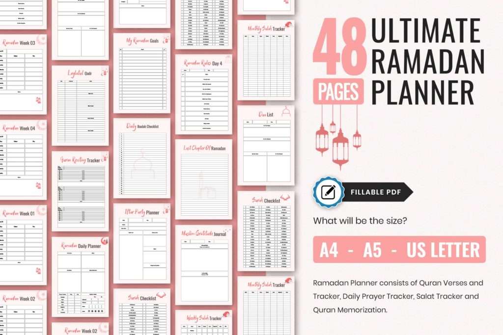 Ramadan Printable Planner Ramadan Printable Planner