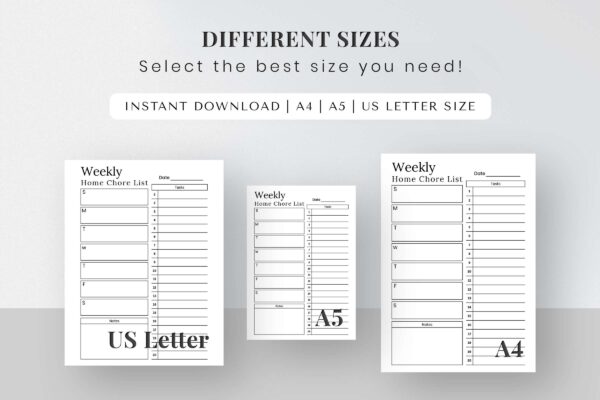 Weekly Home Chore List Feature Image 10 Weekly home chore list, home management, adhd cleaning