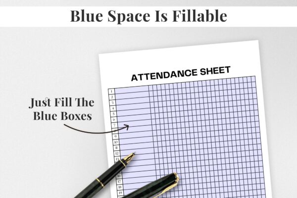 Attendance sheet - image 8