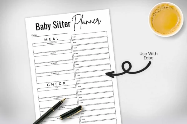 Baby Sitter Planner Feature Image 2 Baby schedule - image 10