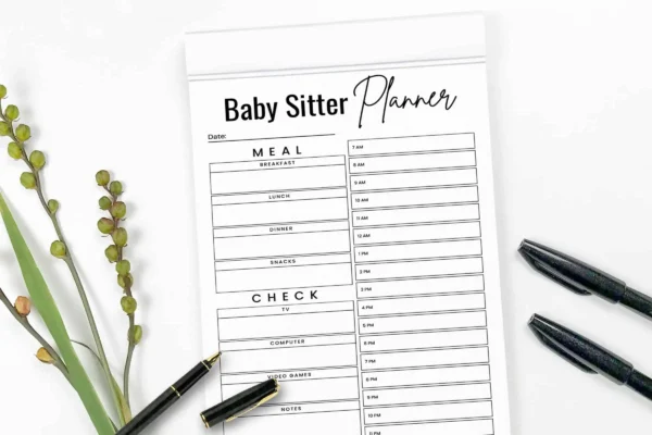Baby Sitter Planner Feature Image 3 Baby schedule - image 9