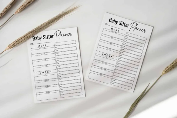 Baby Sitter Planner Feature Image 4 Baby schedule - image 8