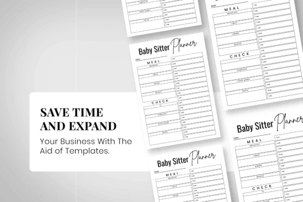Baby Sitter Planner Feature Image 7 Baby schedule - image 5