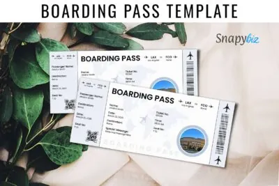 Boarding Pass Template