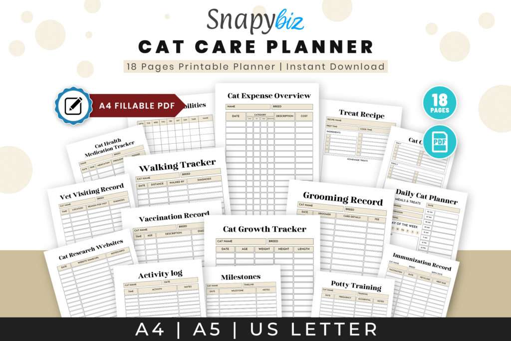 Cat Care Planner Cat Care Planner