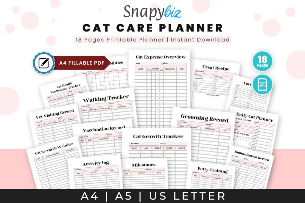 Cat Care Planner Cat Care Planner