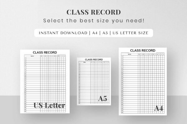 Class Record Feature Images 10 Class grades - image 2