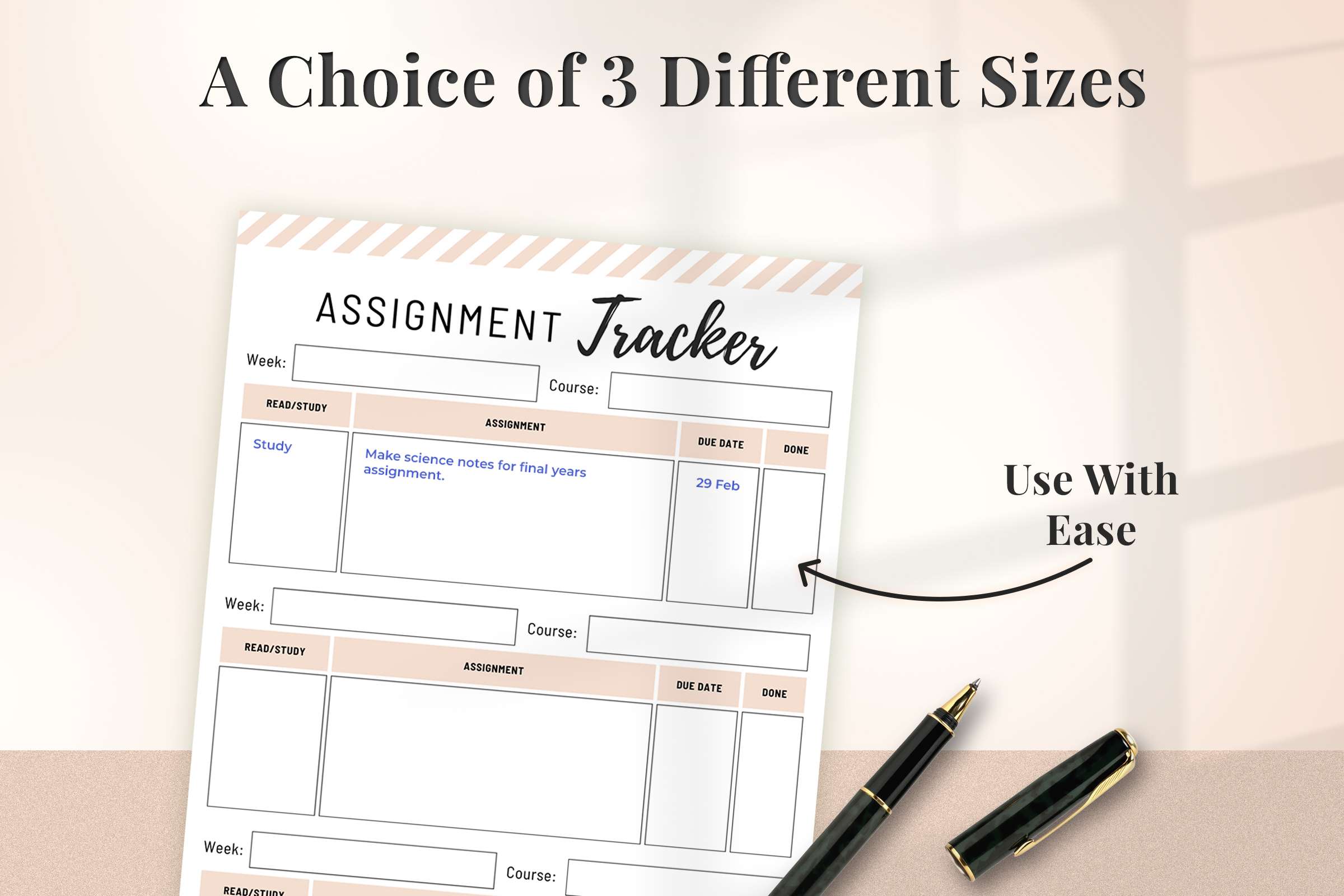 College Student Printable Planner | SnapyBiz