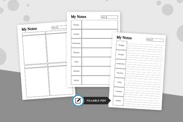 Cornell Notes Printable 6 Cornell notes paper printable - image 6