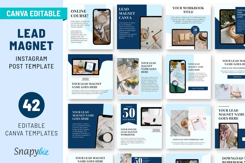 Lead Magnet Instagram Post Template