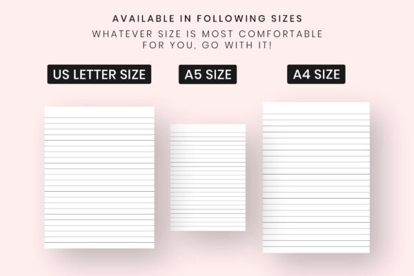 Lined paper printable pdf - image 9