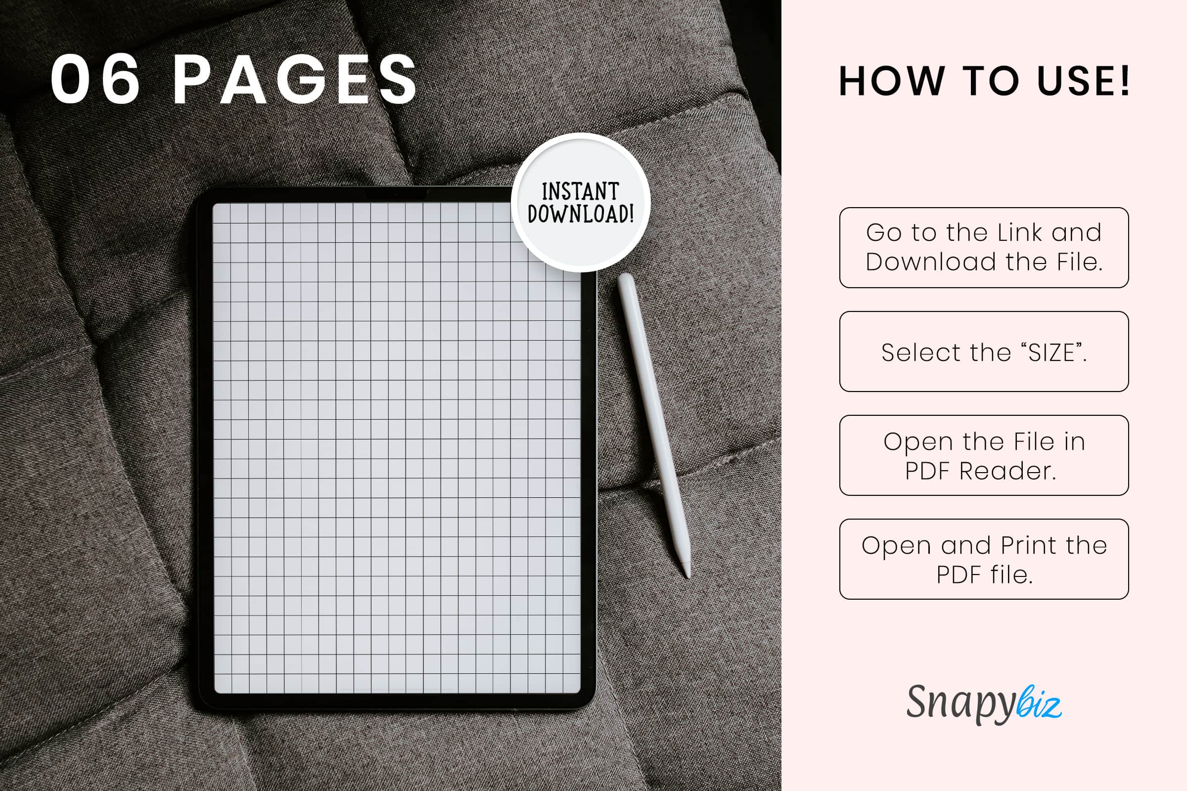 Lined Paper Printable Pdf | SnapyBiz
