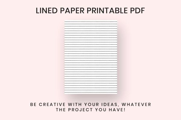 Lined paper printable pdf - image 6