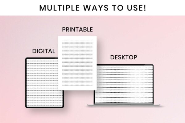 Lined paper printable pdf - image 4
