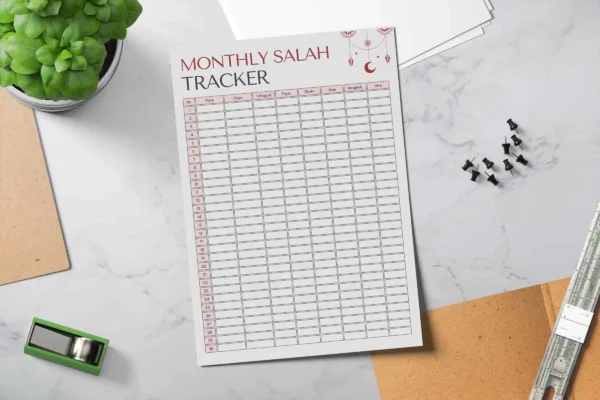 Monthly salah tracker - image 3