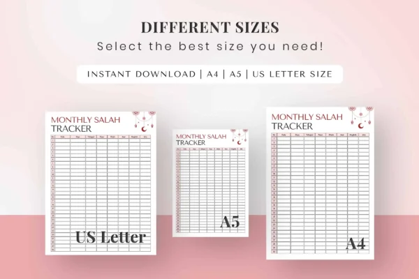 Monthly salah tracker - image 2