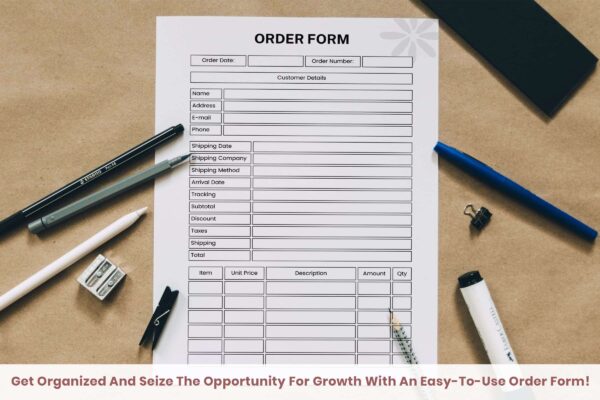 Order Form Black And White Feature Image 5 1 Order form editable - image 6
