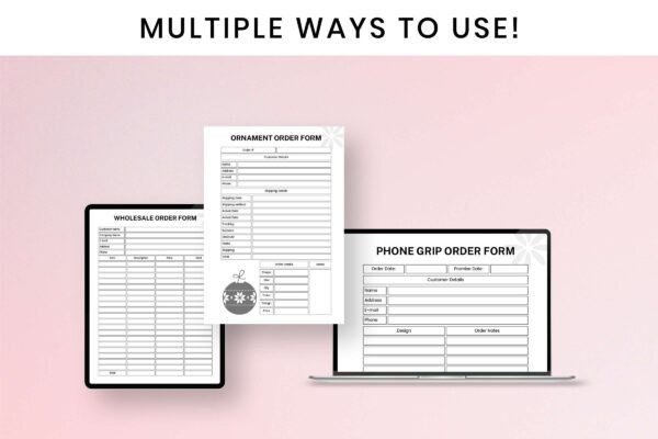 Order Form Black And White Feature Image 8 1 Order form editable - image 3