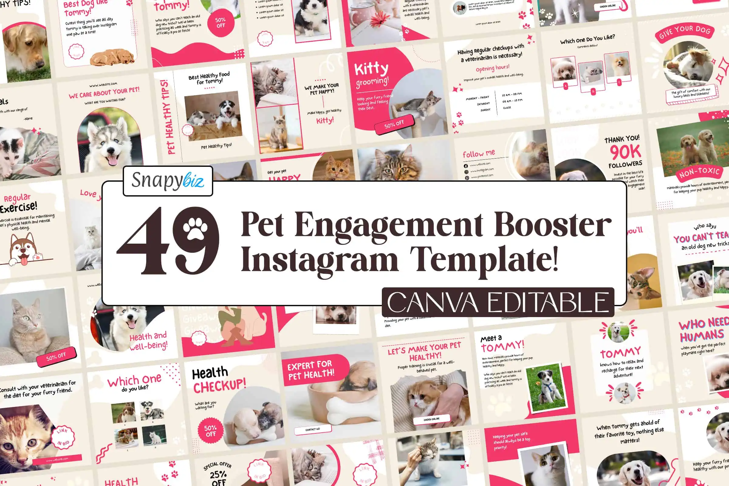 Pet Engagement Booster Instagram Template Feature Images 1 Pet engagement booster instagram template