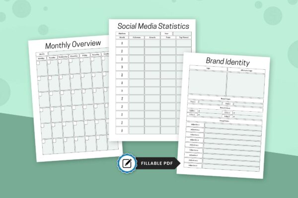 Podcast Content Planner 6 Printable podcast content planner - image 5