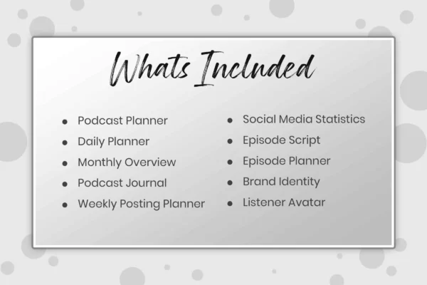 Podcast printable planner pdf - image 8