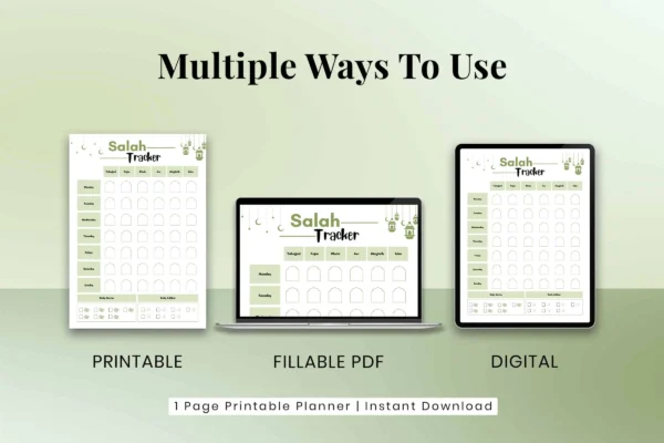Salah printable planner pdf - image 9