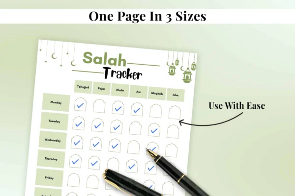 Salah printable planner pdf - image 8