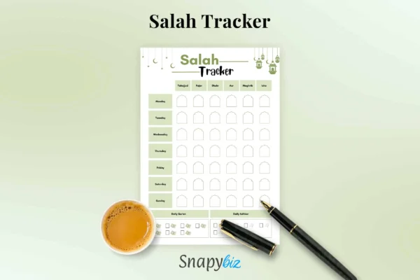 Salah printable planner pdf - image 7