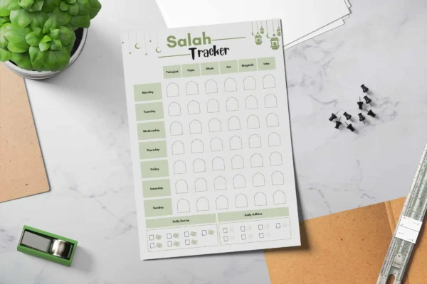 Salah printable planner pdf - image 4
