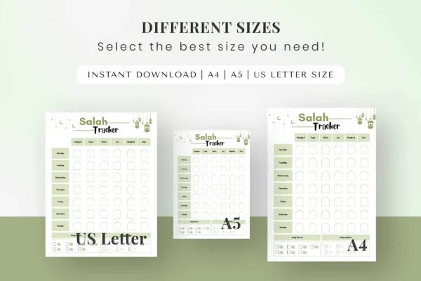 Salah printable planner pdf - image 3