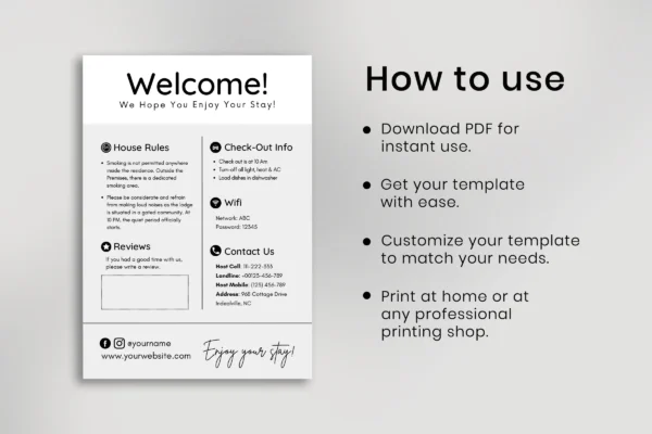 Airbnb Welcome Sign Feature Image 8 Airbnb welcome sign template - image 8