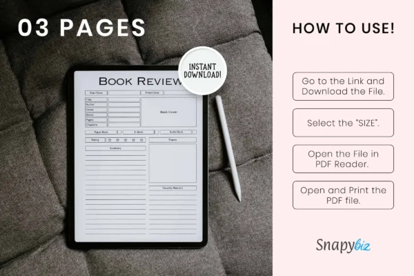 Book review template - image 8