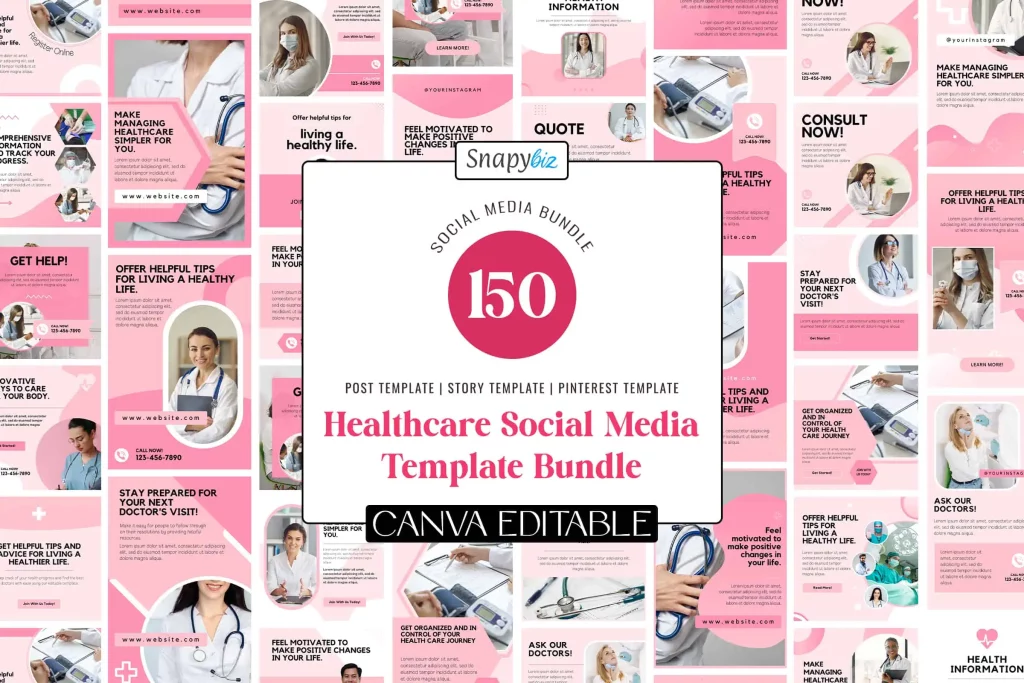 Healthcare Social Media Temp Bundle Healthcare Social Media Temp Bundle