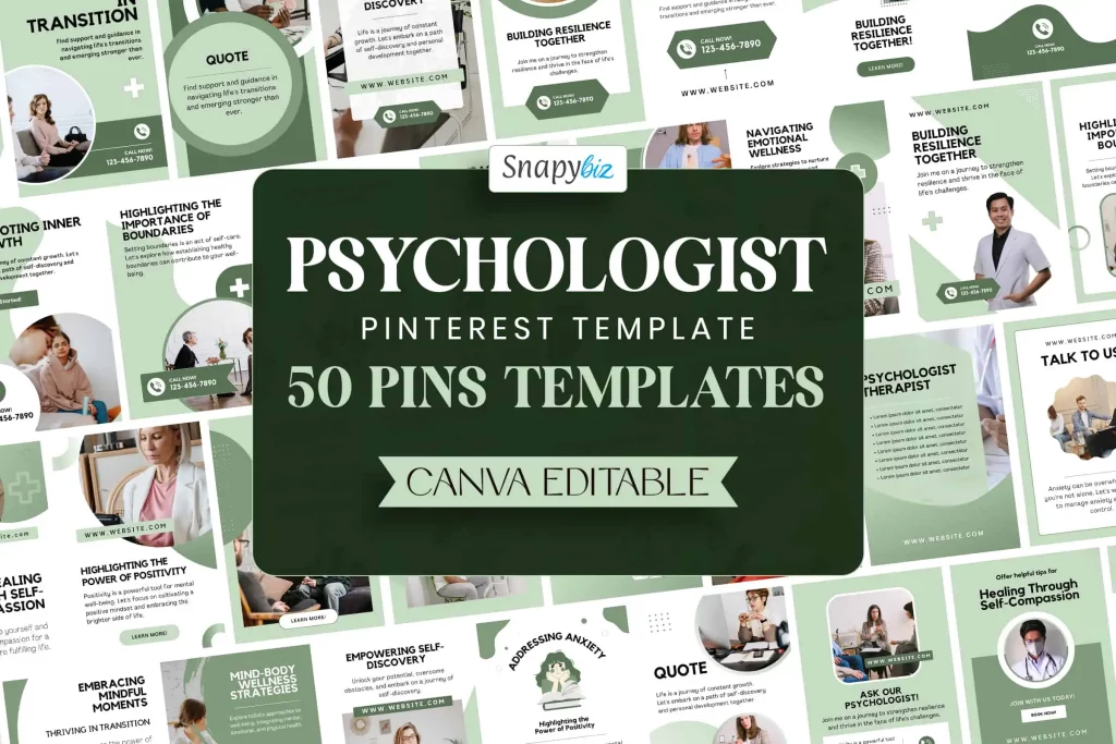 Psychologist Social Media Templates