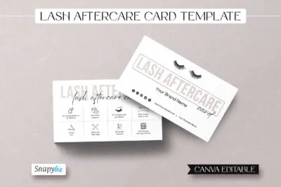 Lash Aftercare Card Template-Feature Image