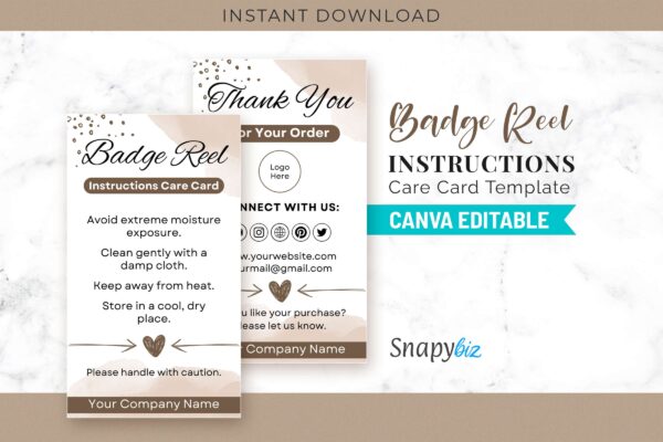 Badge Reel Instructions Care Card Template Cc 57 Feature Images 1 1 Badge reel instructions care card template - image 2