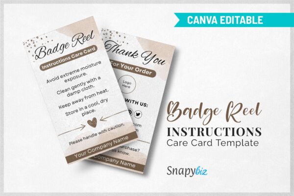 Badge Reel Instructions Care Card Template Cc 57 Feature Images 10 1 Badge reel instructions care card template - image 11