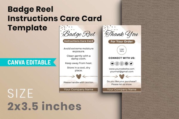Badge Reel Instructions Care Card Template Cc 57 Feature Images 6 1 Badge reel instructions care card template - image 7