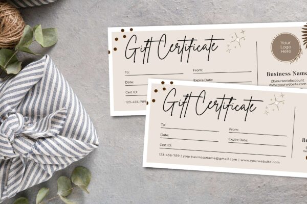 Boho Business Gift Certificate Template Canva Feature Images 7 Boho business gift certificate template - image 8