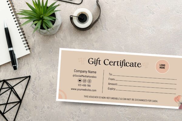 Boho Gift Certificate Template Ct 29 Feature Images 2 Boho gift certificate template - image 3