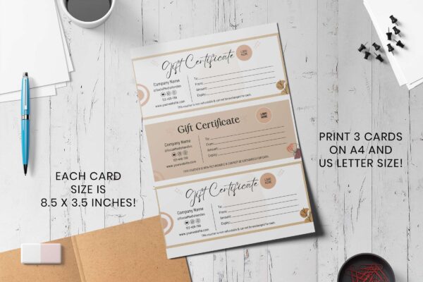 Boho Gift Certificate Template Ct 29 Feature Images 4 Boho gift certificate template - image 5
