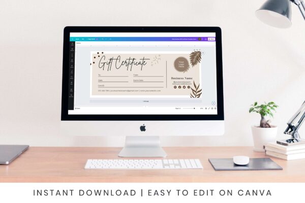 Boho Gift Certificate Template Ct 29 Feature Images 5 Boho gift certificate template - image 6