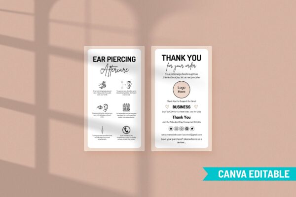 Customizable ear piercing aftercare - image 5